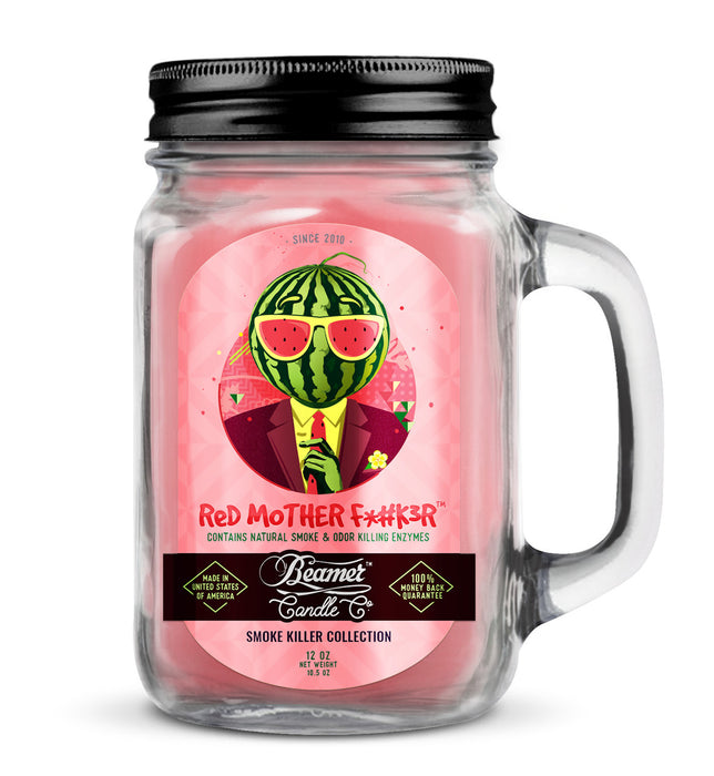 Beamer Candle Co. | Premium Smoke Killer Jar Candle Candle LEHIGH WHOLESALE RED MOTHER FKER