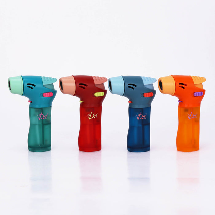 DUCO™ | ROYAL JET 3"– Frosty Rubberized Collection Torch Flame Lighter (Display of 12)