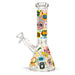 10" Glow-in-the-Dark Graffiti Beaker Glass Bong Super Supplys Inc