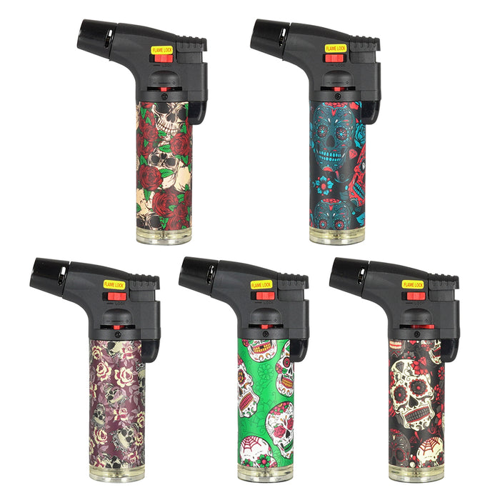 Sky Torch | Sugar Skull Design Torch Lighters – 15ct Display Box [SK101SS]