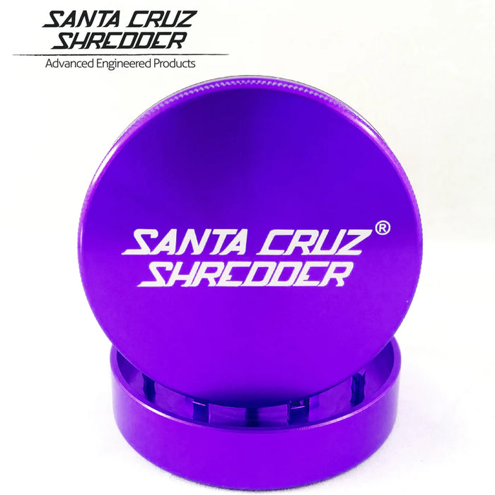 SANTA CRUZ SHREDDER | Medium 2-piece Shredder Regular Grinder Cannatron Purple