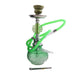 13" Hookah Single Hose, EMERALD Shape Green Color [SMKE-014] Hookahs Canadian Distributor