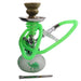 10" Hookah Single Hose, DUNES Shape Green Color [SMKE-016] Hookah Canadian Distributor