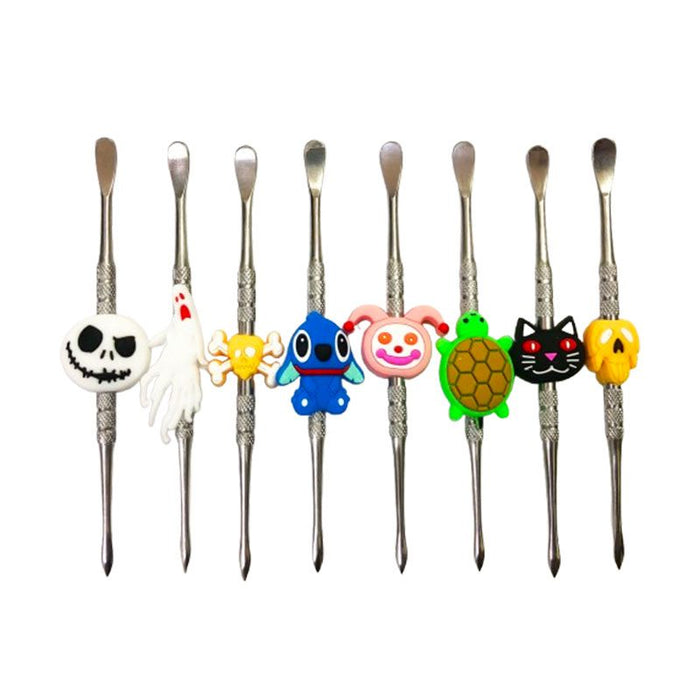 4.7” Metal+Silicone Dabber-30pcs/pack [SMKE-03x] Cap · Dabber · Insert · Clip · Nail Canadian Distributor Cartoons