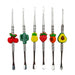 4.7” Metal+Silicone Dabber-30pcs/pack [SMKE-03x] Cap · Dabber · Insert · Clip · Nail Canadian Distributor Fruits