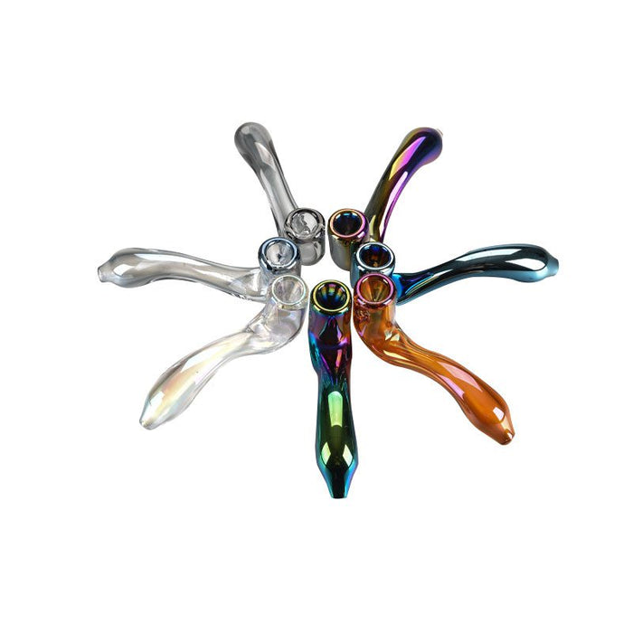 5" Glass Hand Pipes Box of 21 [SMKJ-102] Glass Pipe Canadian Distributor