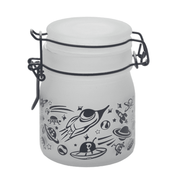 UFO Design Glass Storage Jar-Multiple Sizes Available [SMKZ-141] Jar Canadian Distributor 150 ml