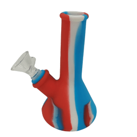 5″ Silicone Simple Style Bong [SMKZ151] Resin · Silicone · Plastic Bong Canadian Distributor Color B