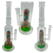 [4 Pack Bundle] 16" Assorted Center Piece Glass Waterpipe – 14mm Bowl Glass Bong ONE Fruit Loops