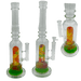 16" Assorted Center Piece Glass Waterpipe – 14mm Bowl Glass Bong Canadian Distributor Gummy Bear