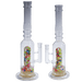 [4 Pack Bundle] 16" Assorted Center Piece Glass Waterpipe – 14mm Bowl Glass Bong ONE Colorful Heart