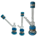 14" 2-Way Straight Glass Bong – Assorted Designs Glass Bong Canadian Distributor Ocean Blue