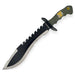 16" Shadow Tactical Knife Black Green Handle [SO-284] Sword · Machete · Axe Canadian Distributor