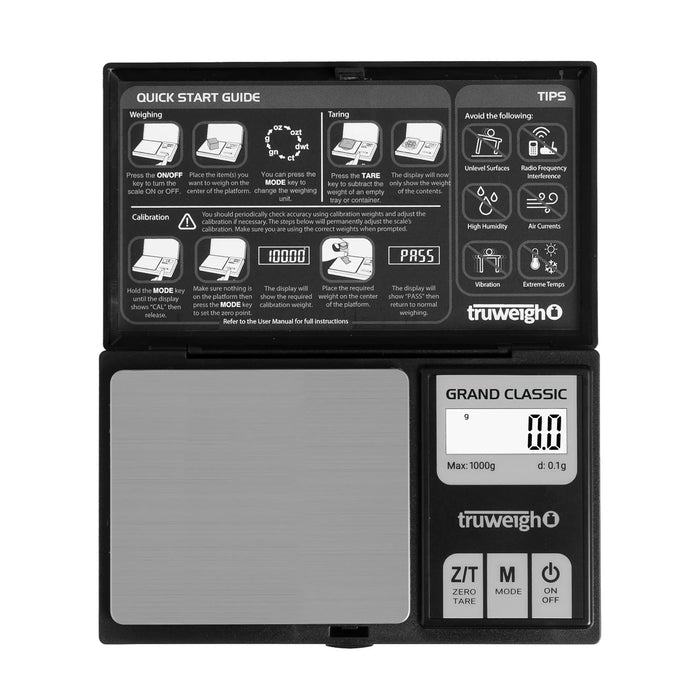 Truweigh | Grand Classic Digital Mini Scale – 1000g x 0.1g Scale Cannatron