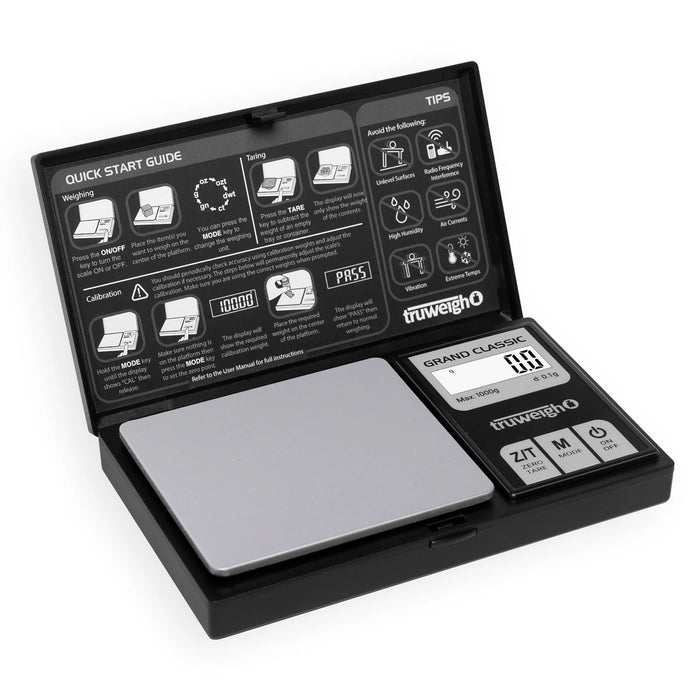 Truweigh | Grand Classic Digital Mini Scale – 1000g x 0.1g Scale Cannatron