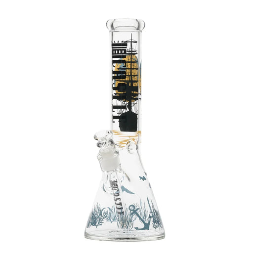 14" Schooner Beaker Bong – 5mm Thick Glass Glass Bong Castle Glassworks Default Title