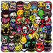 50pcs Assorted Anime Design Stickers Collectable Items Every Weekend Skull_Head
