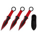 7.5″ Throwing Knives with Sheath 3 Pcs Set – Red [T004207RD] Throwing Knife Canadian Distributor