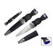7.5″ overall, Color Gemstone Scottish Sgian-Dubh w/ Sheath [T230570] Fixed Blade Knife Canadian Distributor Blue