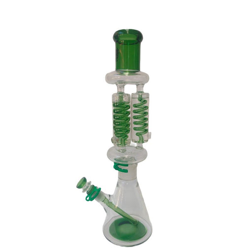 Xtreme | 17.5″ Xtreme Frost Core Freezable Triple coil (TDO-011) Glass Bong Canadian Distributor Green