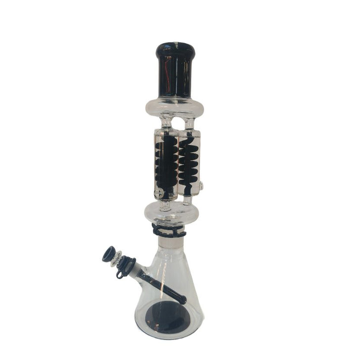 Xtreme | 17.5″ Xtreme Frost Core Freezable Triple coil (TDO-011) Glass Bong Canadian Distributor Black