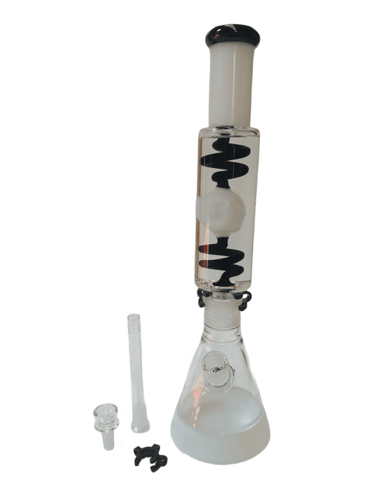 Xtreme | 18" Arctic Stream Duo Perc Freezable coil (TDO-034) Glass Bong Canadian Distributor