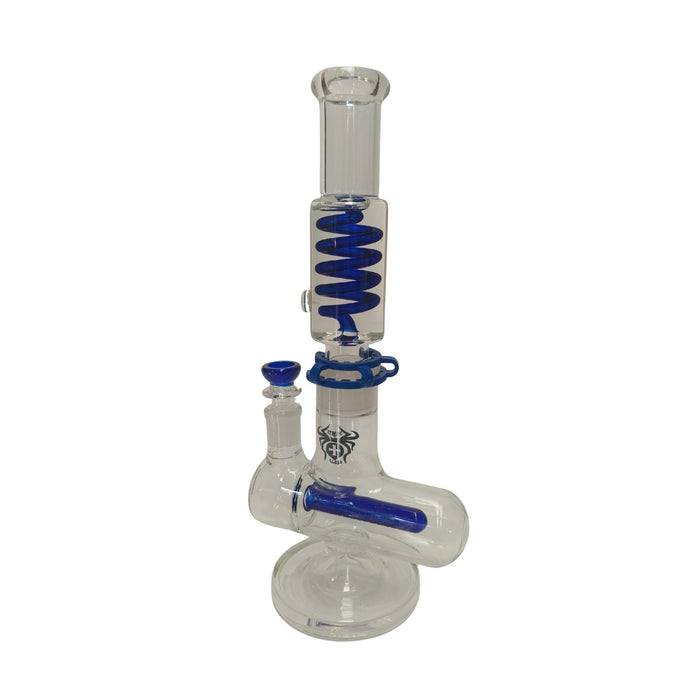Xtreme | 16″ Freezable Coil Inline Perc Bong (TDO-004) Glass Bong Canadian Distributor
