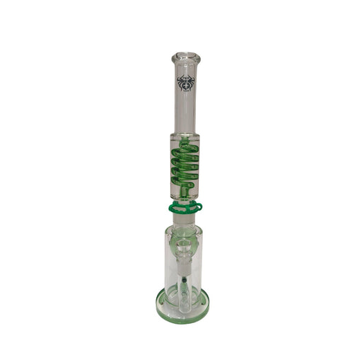 Xtreme | 19″ Frost Recycler Freezable coil (TDO-008) Glass Bong Canadian Distributor Green
