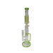 Xtreme | 18″ Glycer Recycler Freezable coil (TDO-010) Glass Bong Canadian Distributor Green