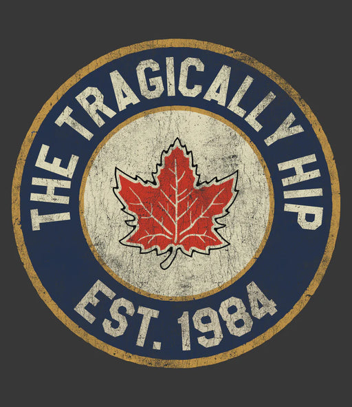 The Tragically Hip | Authentic Maple Leaf est. 1984 Hoodie (Officially Licensed) Hoodie Smoking Cat Distribution