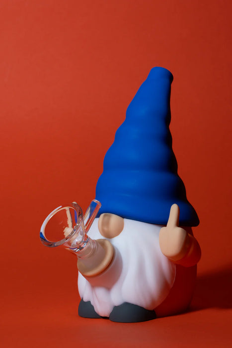 LIT® Silicone | 6" No Fux Gnome Water Pipe [TS217BOR] Resin · Silicone · Plastic Bong Smoking Cat Distribution