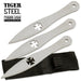 Tiger Steel | 5.5" 3 PC Siler throwing knife set [TV-1034-SL] Throwing Knife Canadian Distributor