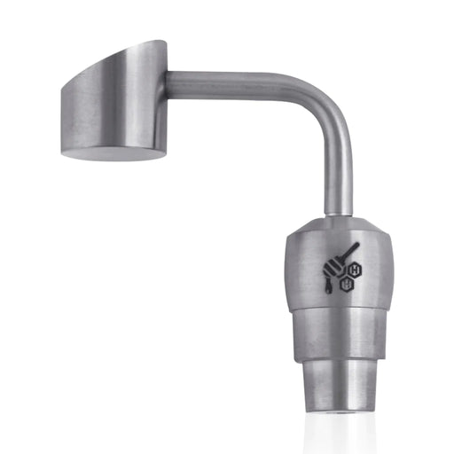 Honeybee Herb | TITANIUM 2 IN 1 BANGER DAB NAIL Bongs Accessories Honeybee Herb Silver