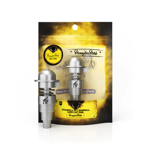 Honeybee Herb | TITANIUM 6 IN 1 BASEBALL CARB CAP DAB NAIL Bongs Accessories Honeybee Herb