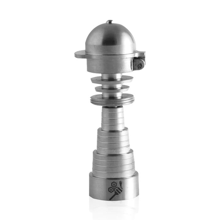 Honeybee Herb | TITANIUM 6 IN 1 BASEBALL CARB CAP DAB NAIL Cap · Dabber · Insert · Clip · Nail Honeybee Herb