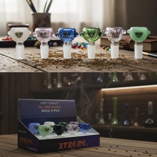 Xtreme | 14MM Male Round Bowl – Assorted Box of 8 (CC264) Bowl · Popper Canadian Distributor