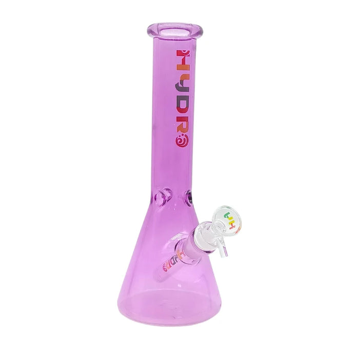 HYDRO | 10" Colored Glass Beaker Bong (MST229) Glass Bong The MST Purple
