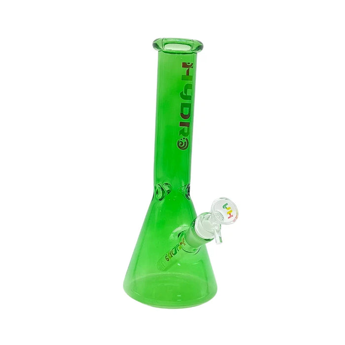 HYDRO | 10" Colored Glass Beaker Bong (MST229) Glass Bong The MST Green