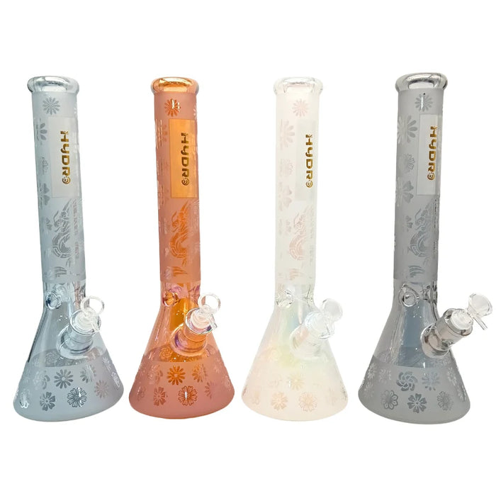 HYDRO | 16" Floral Pattern Glass Bongs (MST285) Glass Bong The MST