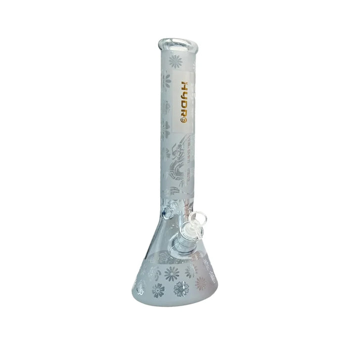 HYDRO | 16" Floral Pattern Glass Bongs (MST285) Glass Bong The MST Blue