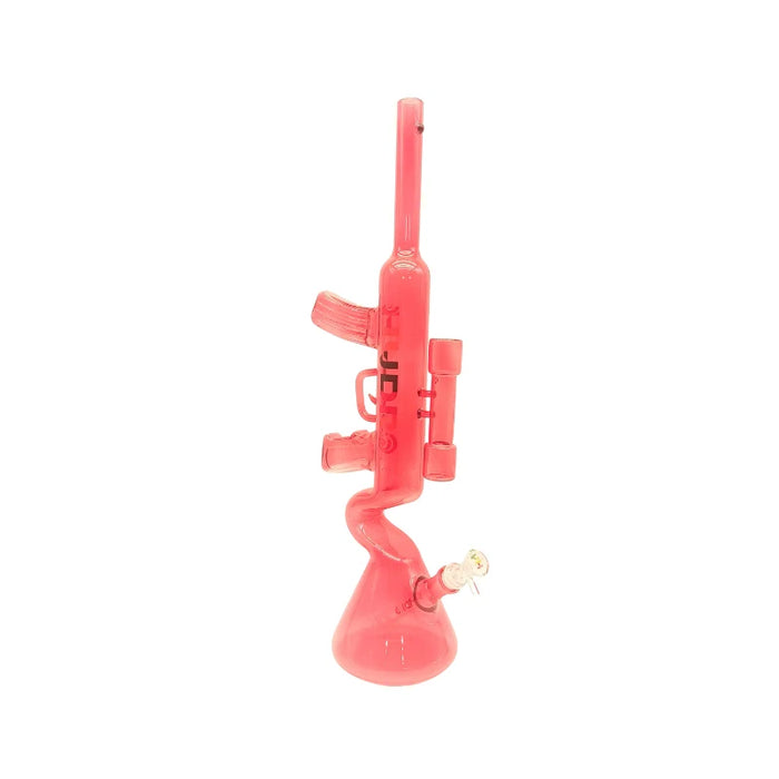 HYDRO | 22" Colored Glass Beaker Bong with Multi-Arm Design (MST218) Glass Bong The MST Red