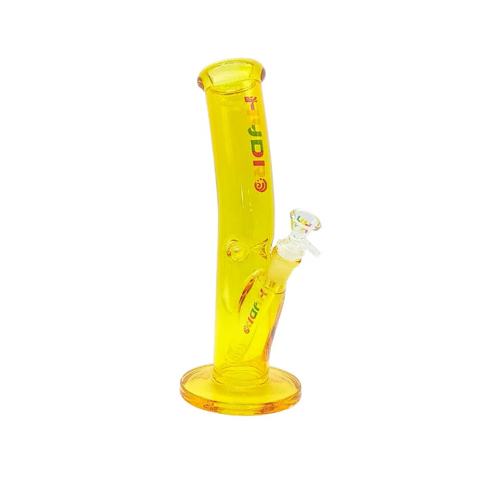 HYDRO | 12" Tilted Tube Glass Bong (MST215) Glass Bong The MST Yellow