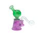 HYDRO | 4.8" Colored Glass Mini Rig (MST205) Glass Rig The MST Green + Purple