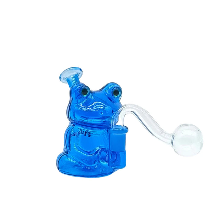 HYDRO | 3.8" Colored Glass Mini Rig (MST207) Glass Rig The MST Blue