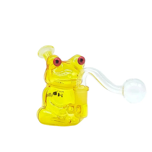 HYDRO | 3.8" Colored Glass Mini Rig (MST207) Glass Rig The MST Yellow