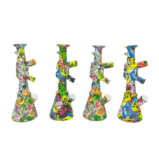 Multi-Arm Novelty Silicone Bong-Assorted (MST235) Resin · Silicone · Plastic Bong The MST