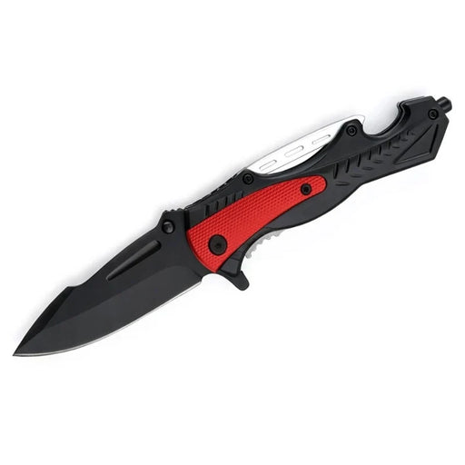 MSK073 - Red & Black Rescue Folding Knife Folding Knife The MST Default Title