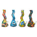 Twisted Silicone Bong with Glass Bowl-Assorted (MST243) Resin · Silicone · Plastic Bong The MST