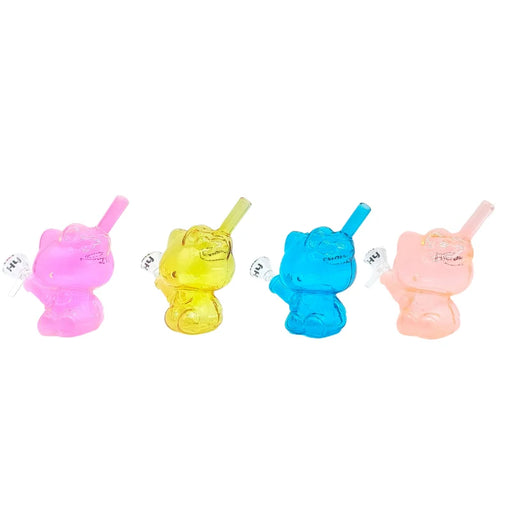 HYDRO | 4" Character Style Colored Glass Mini Rig (MST206) Glass Rig The MST