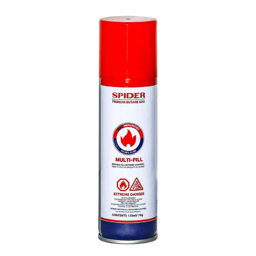 Spider | Premium Butane Gas 135ml (78g) -20/Display Butane · Fluid The MST